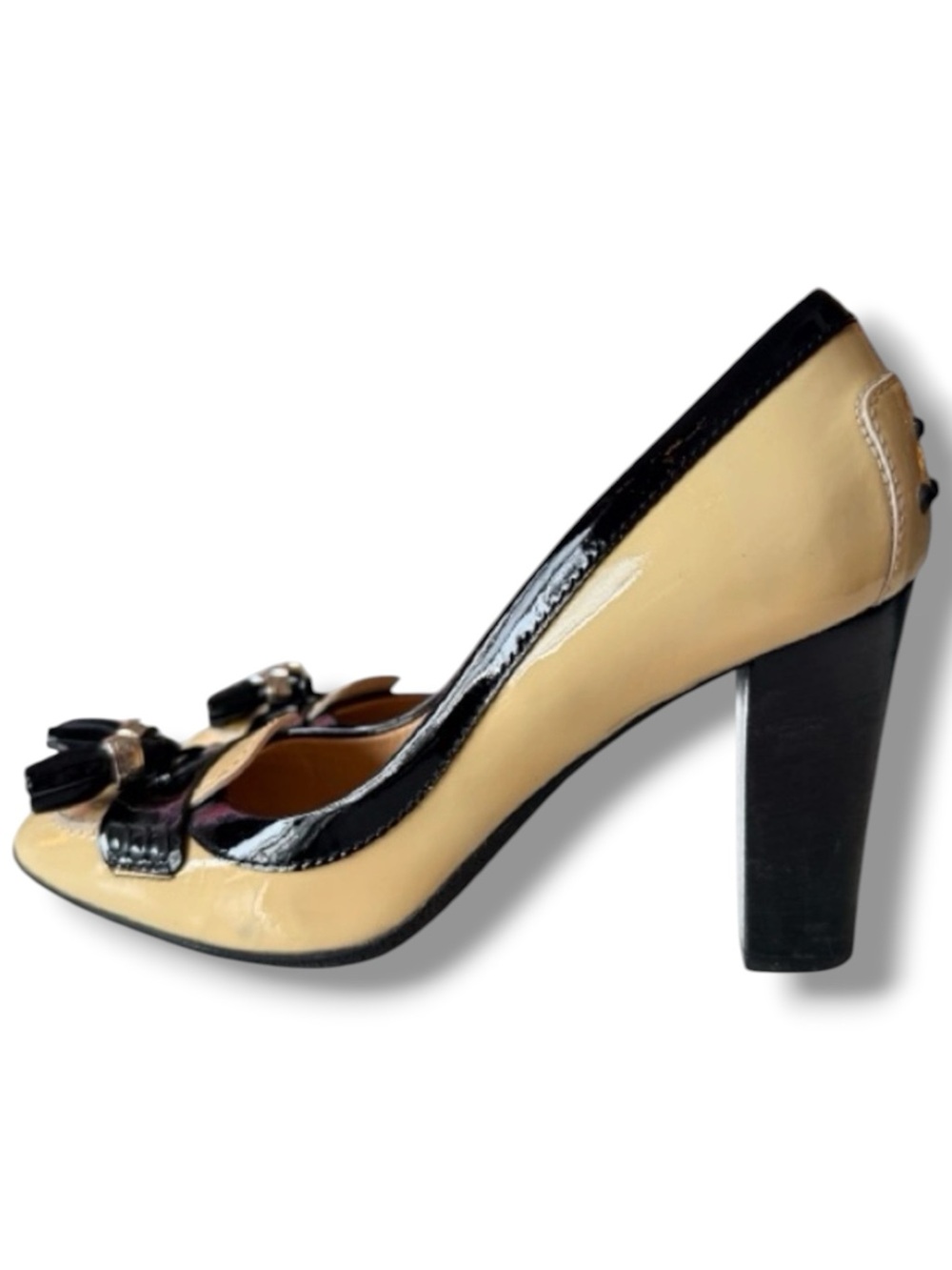 Tod’s Tassel Patent Pumps Size 37.5 US 7.5